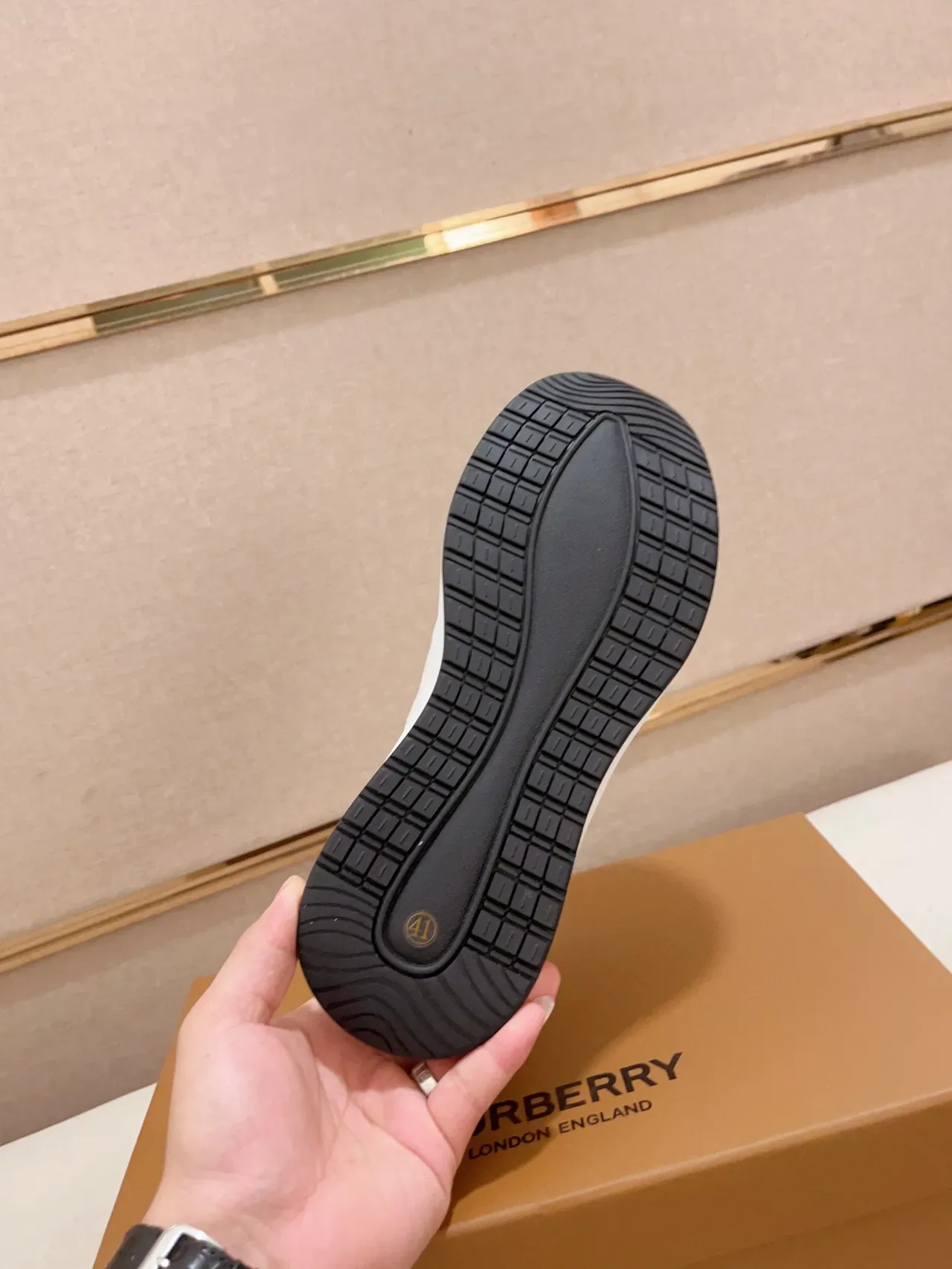 Burberry Knight White and House Check Lifestyle Sneakers 2