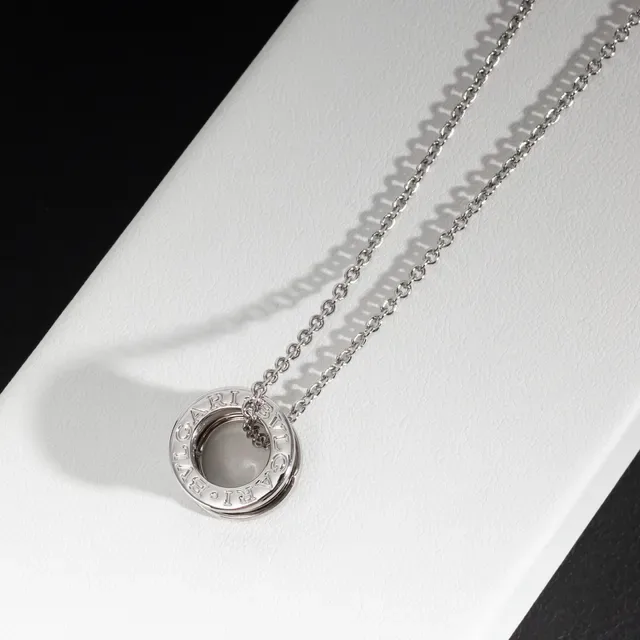 Bvlgari B.zero1 多环圆柱吊坠项链 2