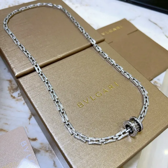 Bvlgari B.zero1 Pavé-Set 链条项链 2