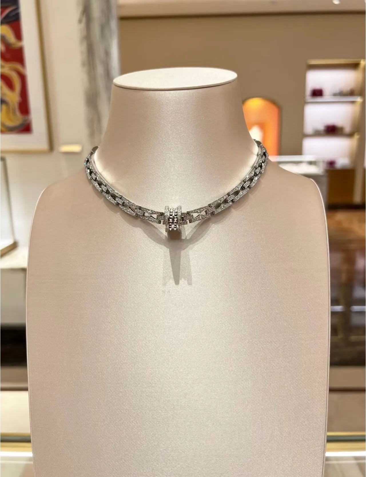 Bvlgari B.zero1 Pavé-Set 链条项链 3