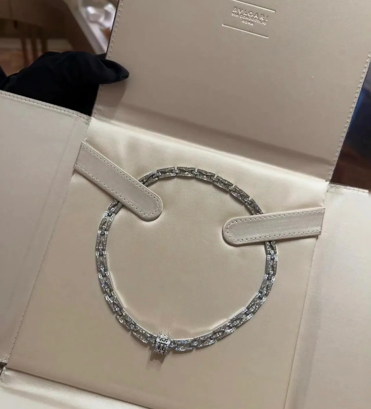 Bvlgari B.zero1 Pavé-Set 链条项链 7