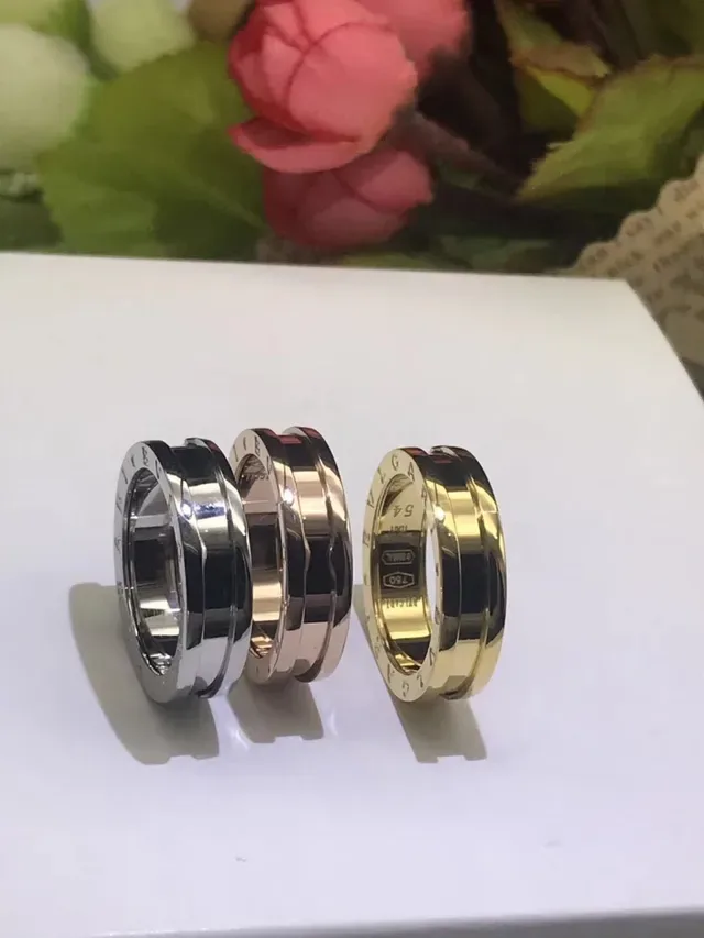 Bvlgari B.zero1 Stacked Multi-Tone Engraved Rings 2