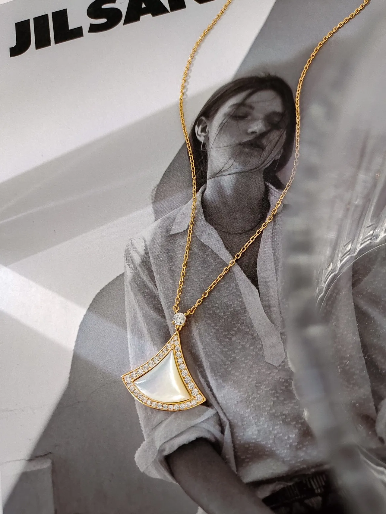 Bvlgari حلم الديفا المالاخايت واللؤلؤ قلادة 7