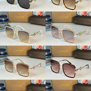 Bvlgari Serpenti 方黑金太阳镜