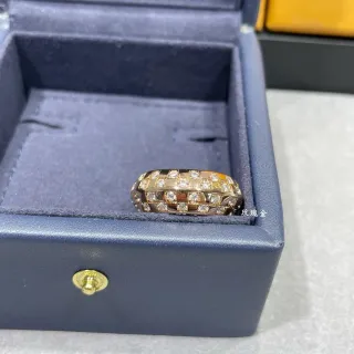 Cartier Coup de Fouet 宽带 镶钻戒指