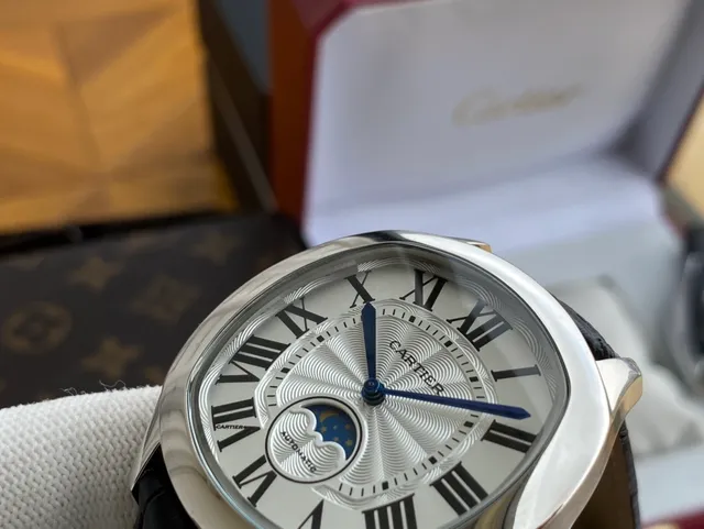 Cartier Drive de Cartier Relógio Mecânico de Fase Lunar 5
