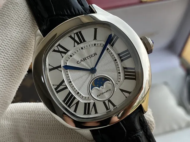 Cartier Drive de Cartier Relógio Mecânico de Fase Lunar 7