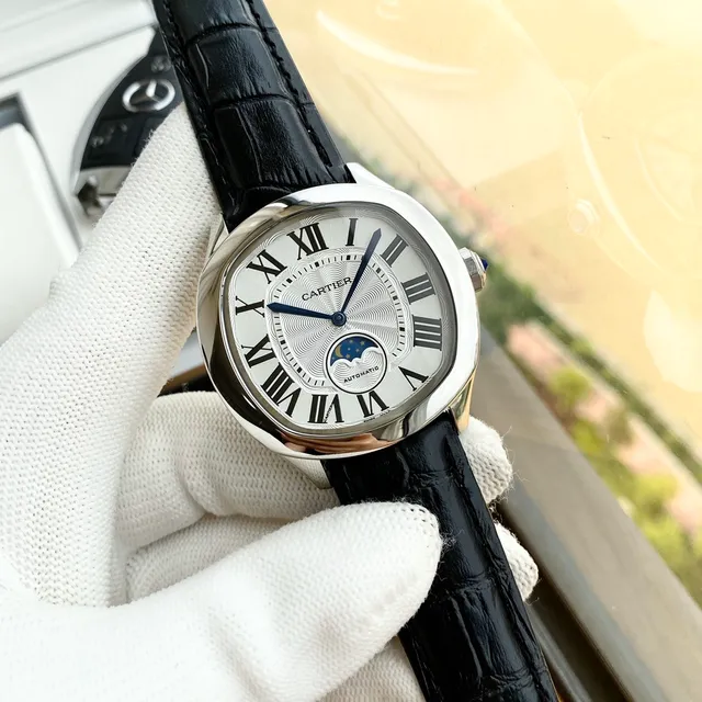 Cartier Drive de Cartier Relógio Mecânico de Fase Lunar 8