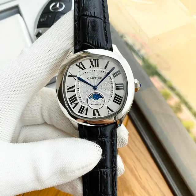 Cartier Drive de Cartier Relógio Mecânico de Fase Lunar 9