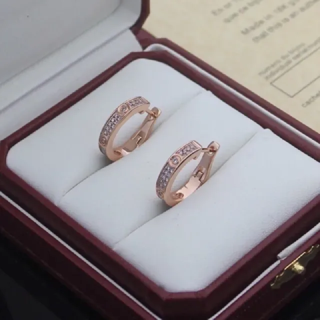 Cartier Juste un Clou Pavé Aros con Bisagra 3