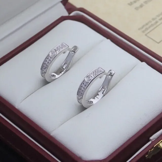 Cartier Juste un Clou Pavé Aros con Bisagra 4
