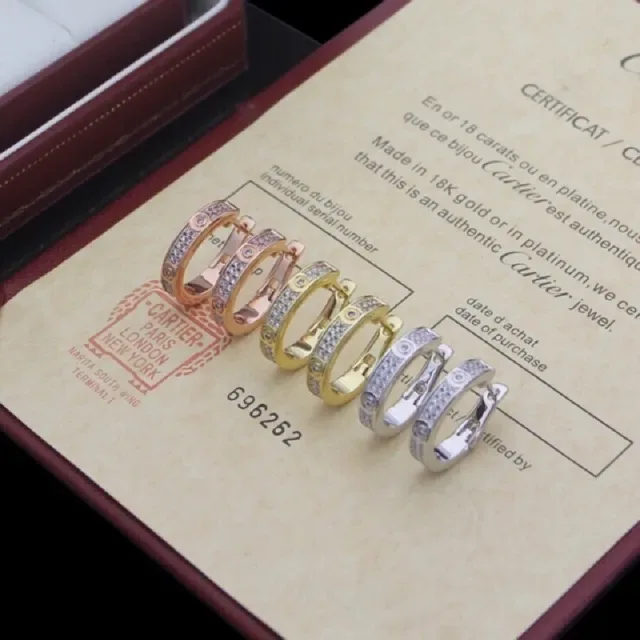 Cartier Juste un Clou Pavé Aros con Bisagra 8