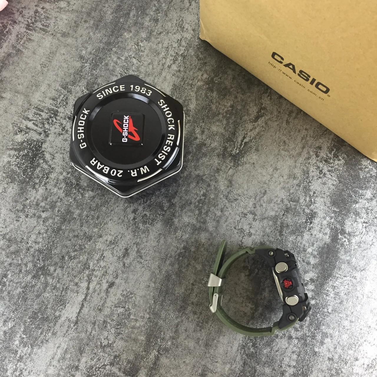 Casio আর্মি গ্রিন ব্ল্যাক রাগড মাল্টি-সেন্সর মাড-রেজিস্ট্যান্ট ঘড়ি 3