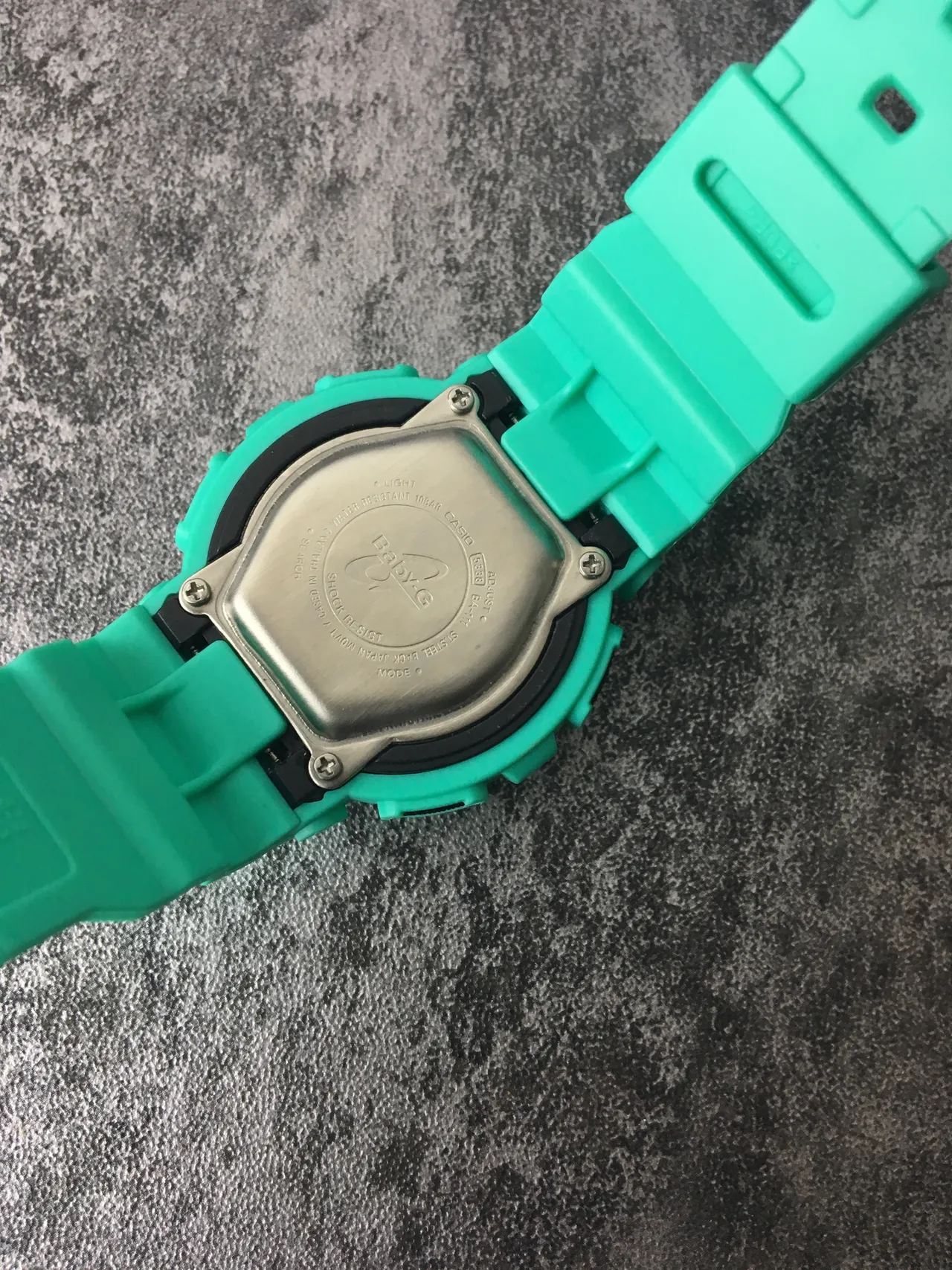Casio Baby-G GA-110 Verde Menta Relógio Esportivo 3