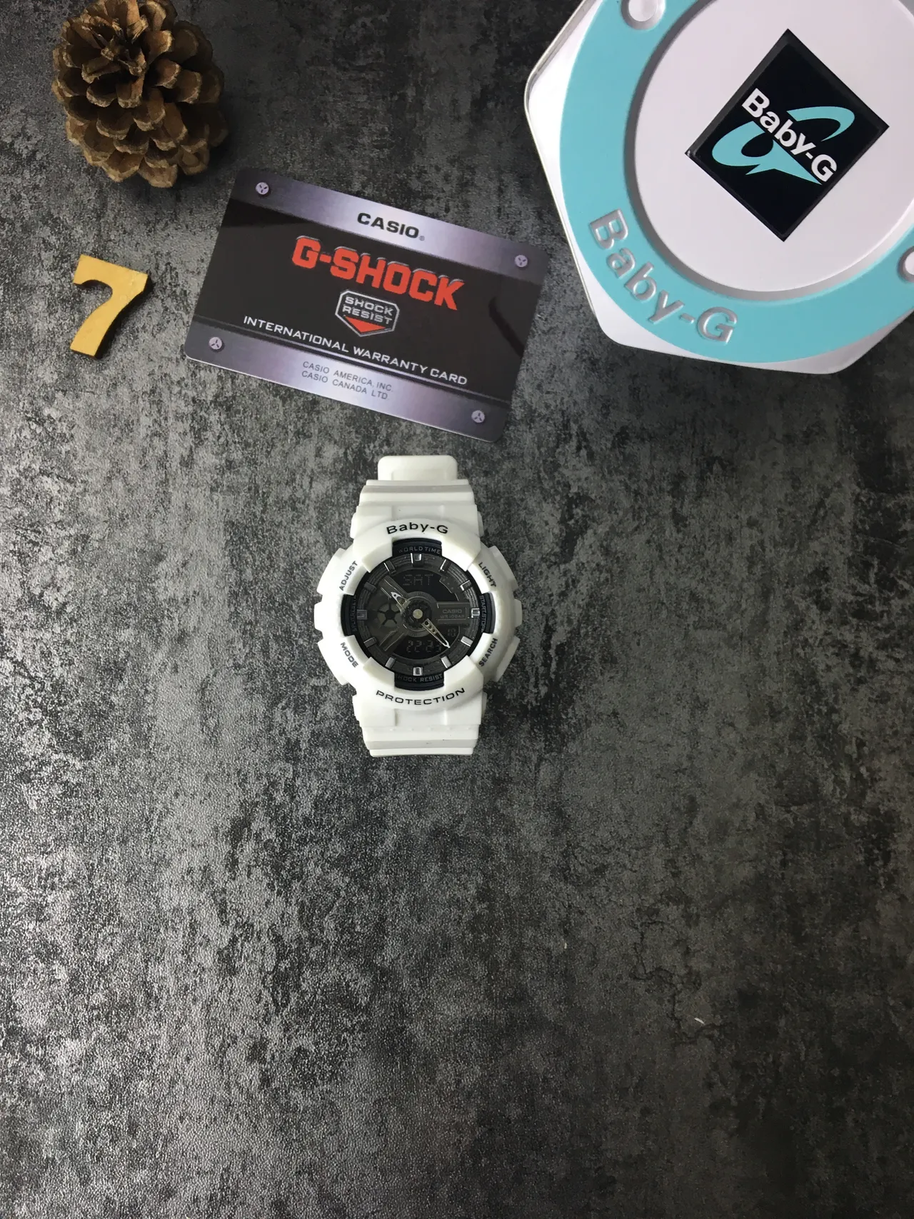 Casio Baby-G GA-110 Reloj Deportivo de Resina Blanca Analógico-Digital 2