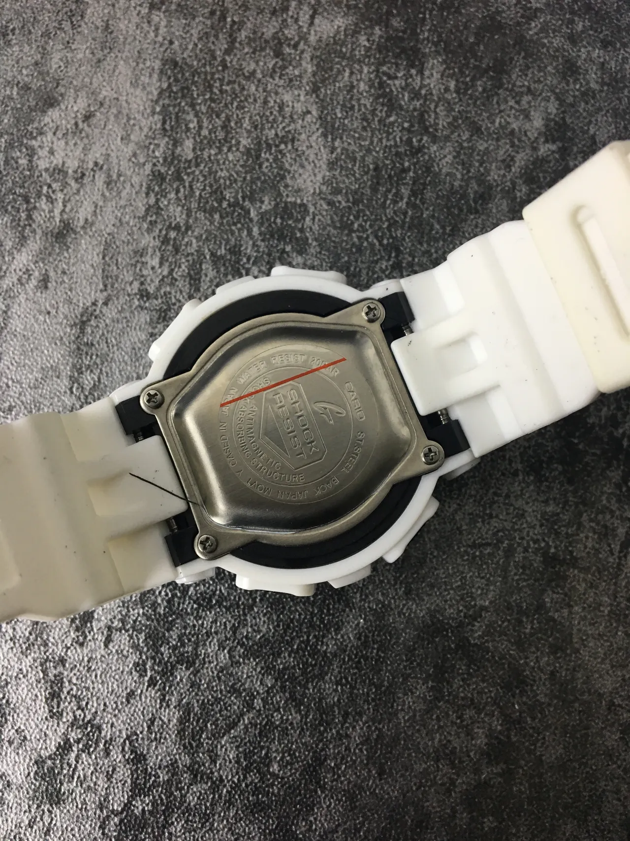 Casio Baby-G GA-110 Reloj Deportivo de Resina Blanca Analógico-Digital 3