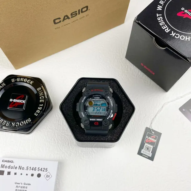 Casio G-Shock DW-5600 काला पीला मजबूत वर्गाकार केस चार-स्क्रू बेजल घड़ी 8