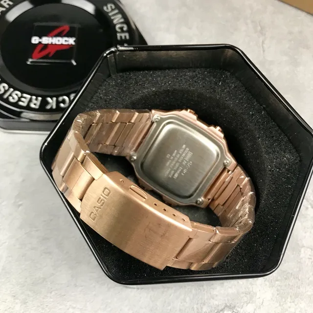 Casio G-Shock DW-5600 Rose Gold-Tone Stainless Steel Quartz Watch 2