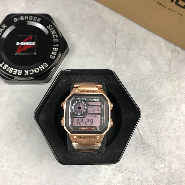 Casio G-Shock DW-5600 Rose Gold-Tone Stainless Steel Quartz Watch 5