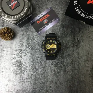 Casio G-Shock GA-100 黑金运动手表
