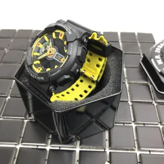 Casio G-Shock GA-100 Black and Yellow Sports Watch