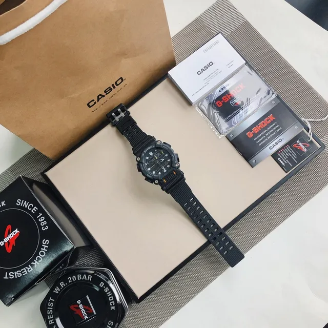 Casio G-Shock GA-100 Black Matte Sports Watch 9
