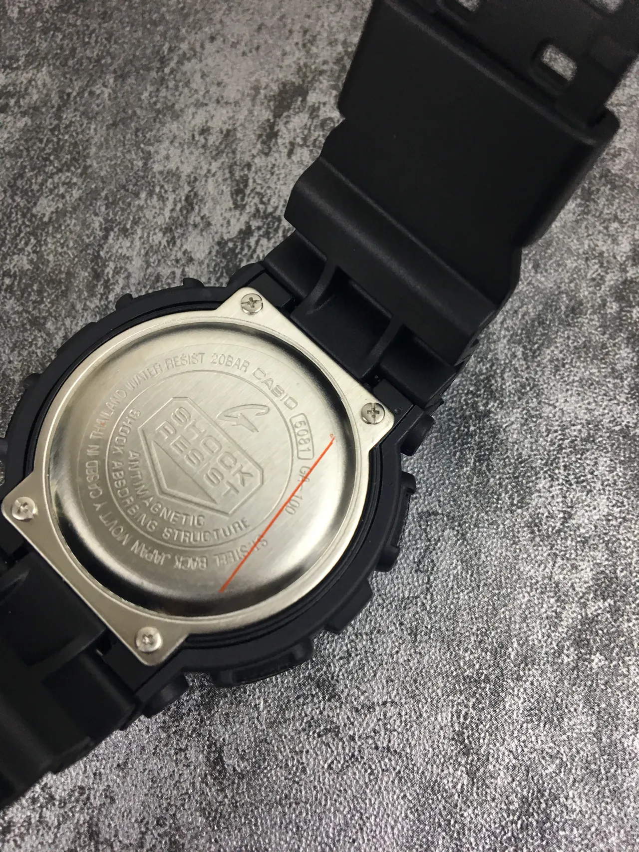Casio G-Shock GA-100 Black Pink Matte Resin Construction Bold Analog Hands Watch 10