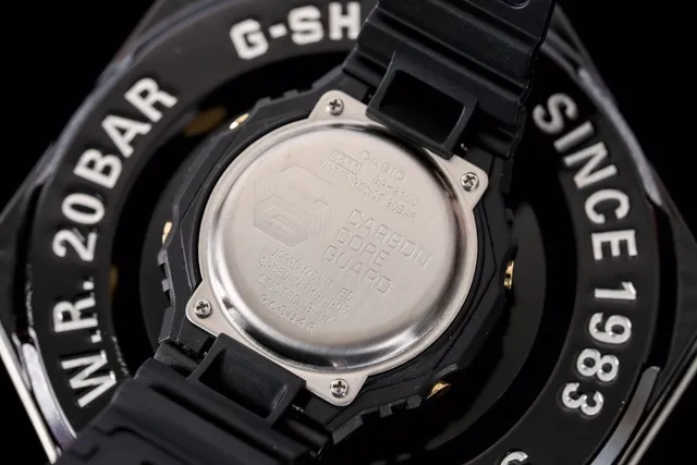 Casio G-Shock GA-2100 Montre Sportive Noire Mate Octogonale 6