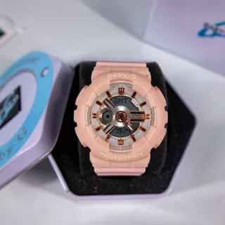 Casio Pink Gold Analog-Digital Resin Case Watch