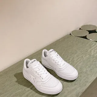 Celine CT-01 حذاء رياضي أبيض لأسلوب الحياة