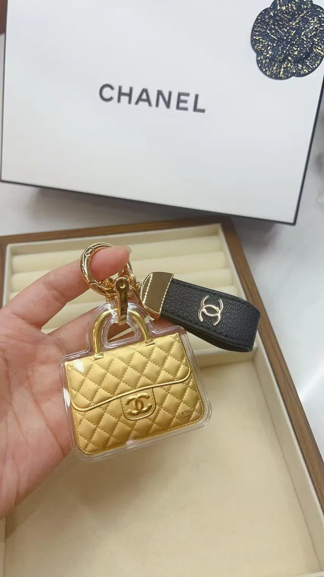 Chanel Classic Flap Gold Pink क्विल्टेड हैंडबैग 3