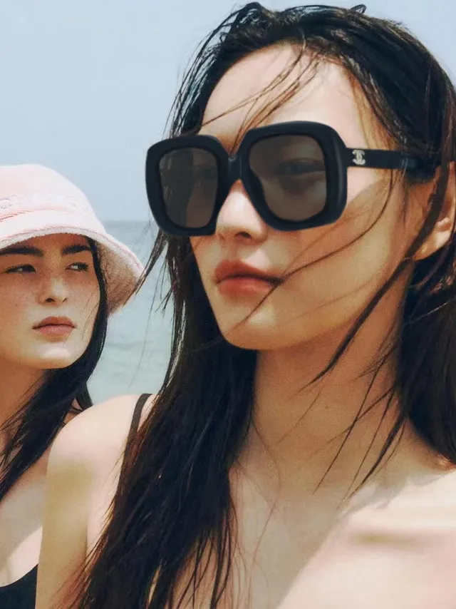Chanel oversized square gradient gafas de sol 2