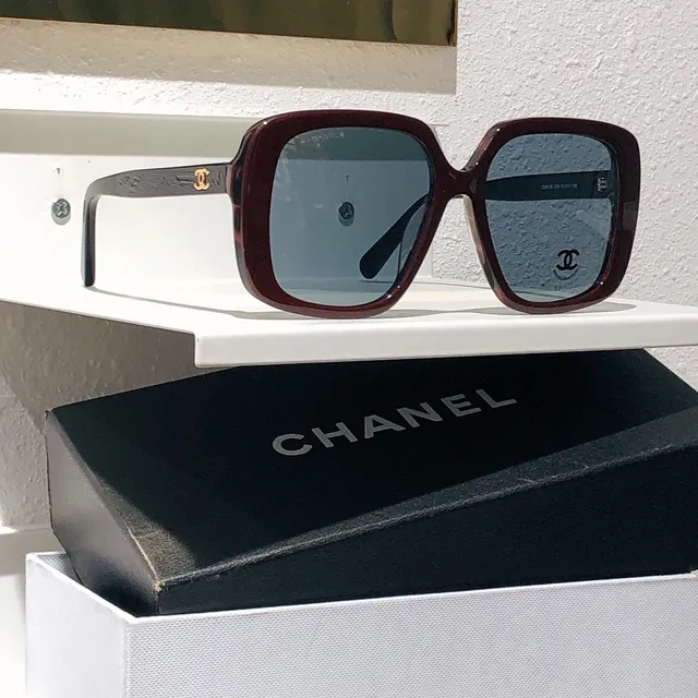 Chanel oversized square gradient gafas de sol 5