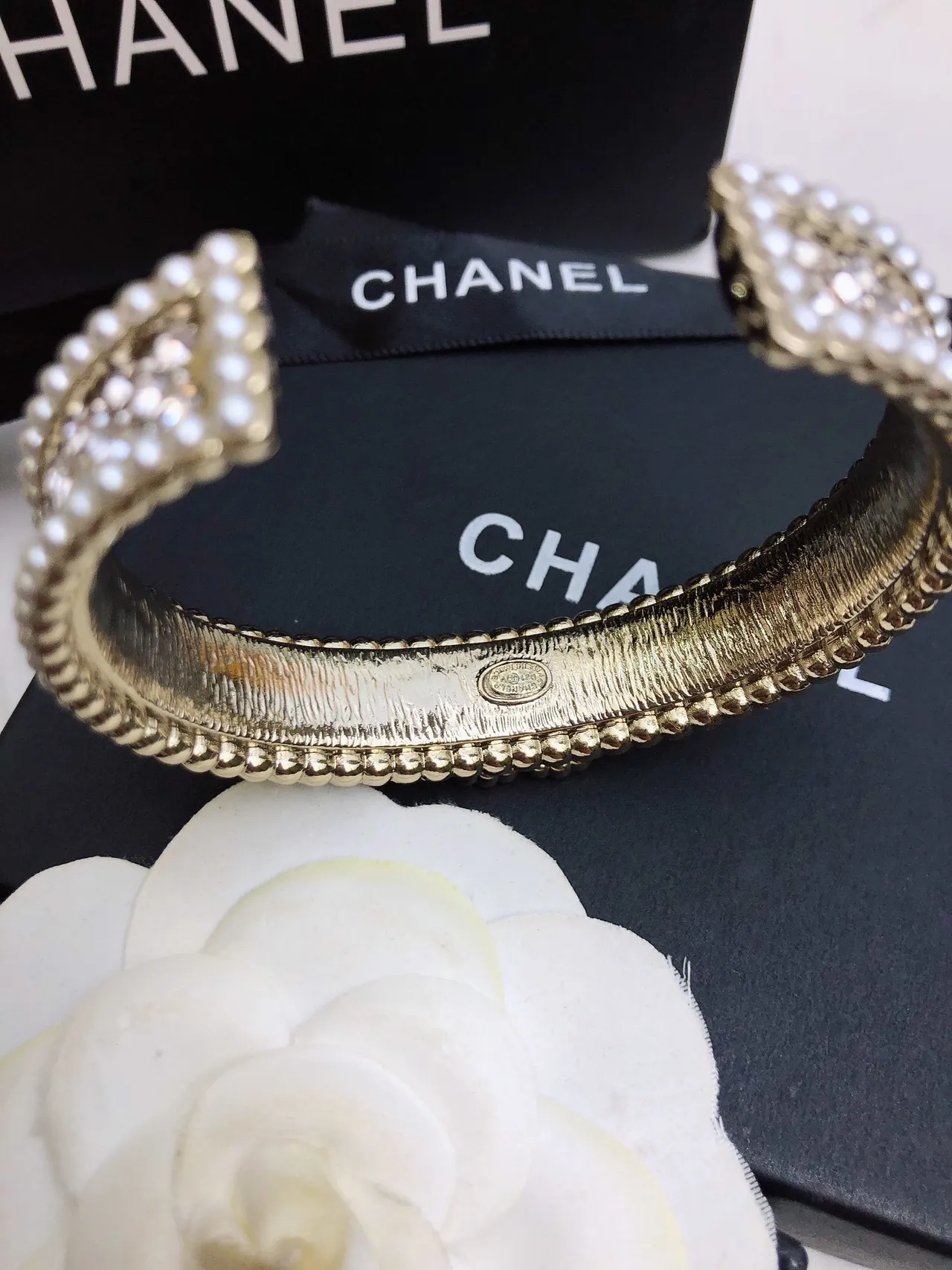 Chanel Perle et Cristal Bracelet de Poignet 3