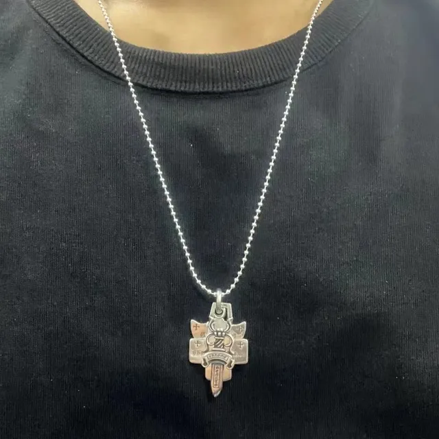 Chrome Hearts صليب وسيف قلادة 2