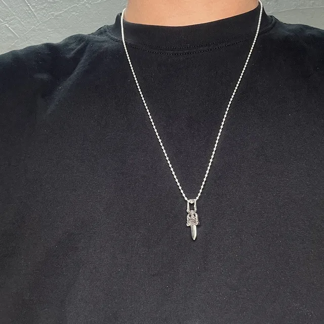 Chrome Hearts 匕首吊坠银项链 4