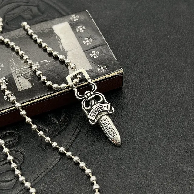 Chrome Hearts 匕首吊坠银项链 7