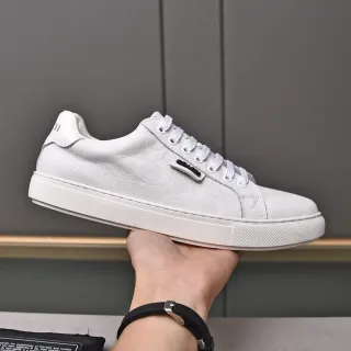 Coach Embossed Leather Low-Top Lifestyle Sneakers