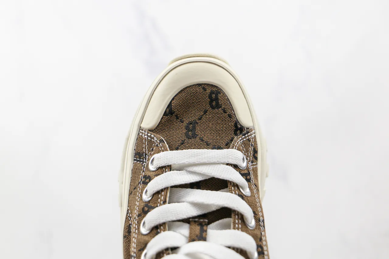 Converse Tênis de cano alto monogrammado em canvas com sola chunky 5