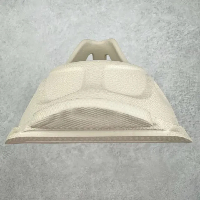 Crocs Beige Molded Foam Ventilated Cutouts Clog 3