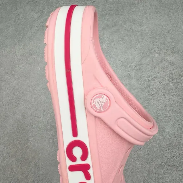 Crocs Classic Clog Pink Red Molded Foam Construction Ventilated Upper Clog 6