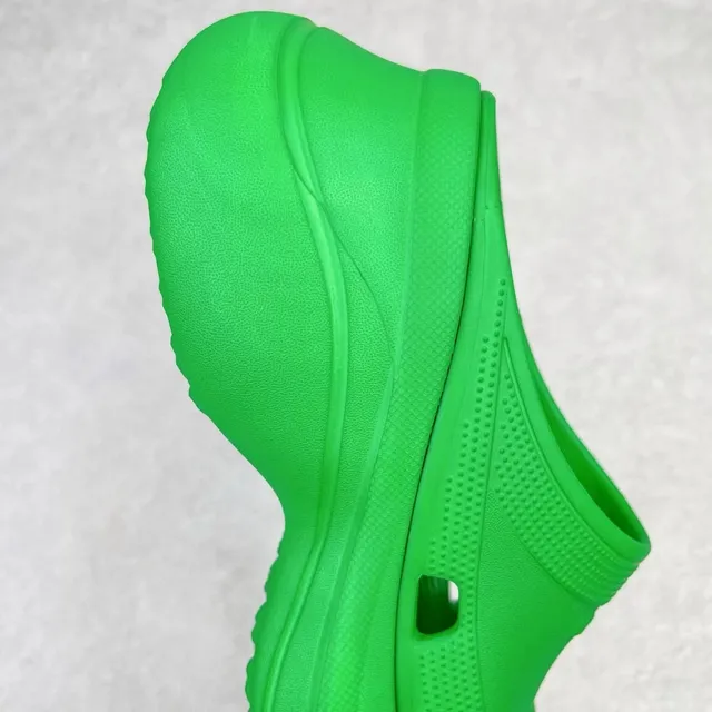 Crocs Echo Clog সবুজ প্ল্যাটফর্ম মোল্ডেড ফোম ক্লগ 5