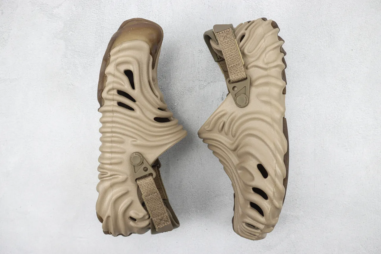 Crocs x Salehe Bembury Pollex Beige মোল্ডেড ফোমের ক্লগ 2