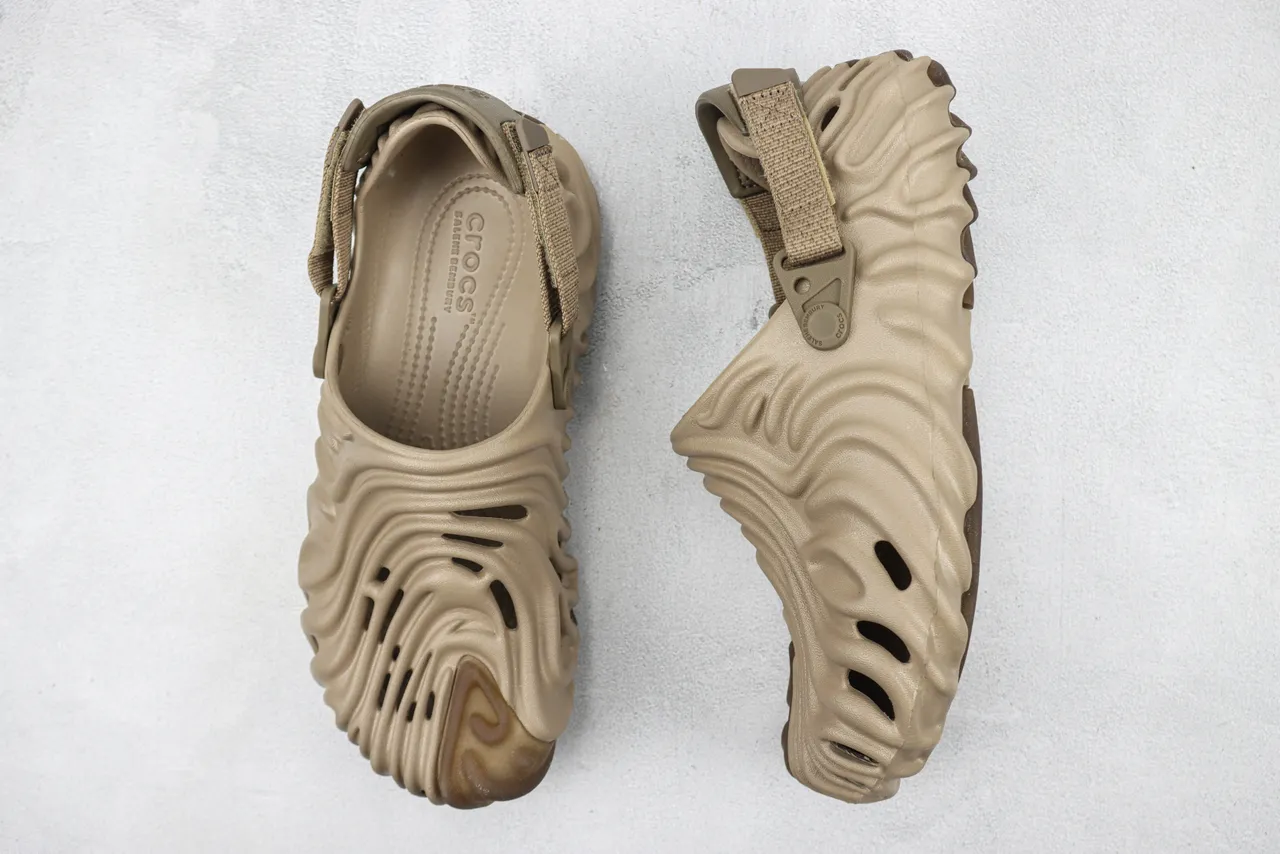 Crocs x Salehe Bembury Pollex Beige মোল্ডেড ফোমের ক্লগ 3