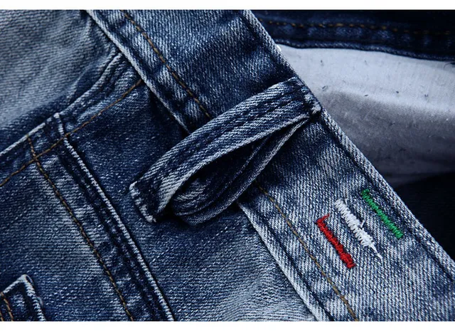 Diesel Distressed Medium-Wash Zipper Pocket Jeans 4