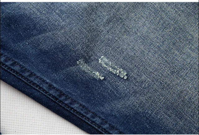 Diesel Distressed Wash Relaxed Fit Denim Shorts 4
