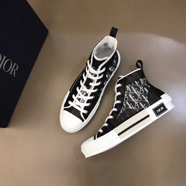 Dior B23 Monogram sneakers lifestyle montantes 6