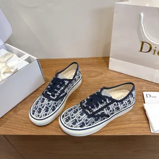 Dior B23 Bleu marine et Blanc Oblique Monogram Sneakers Lifestyle