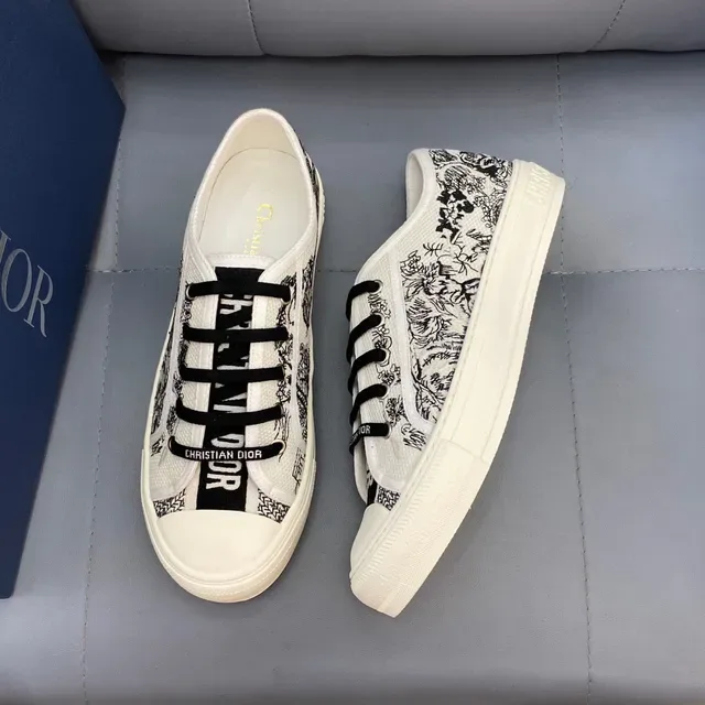 Dior B23 Printed Canvas Lifestyle Sneakers 4
