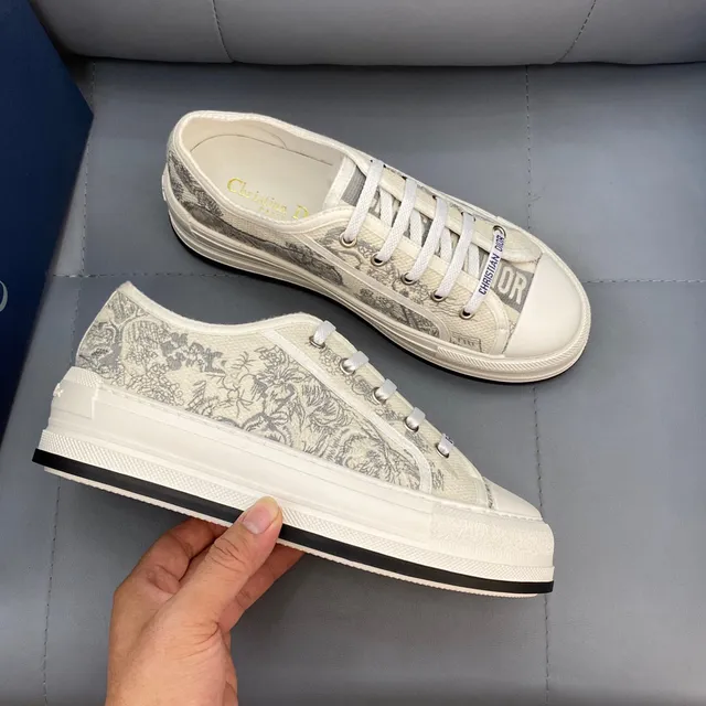 Dior B23 Printed Canvas Platform Lifestyle Sneakers 3